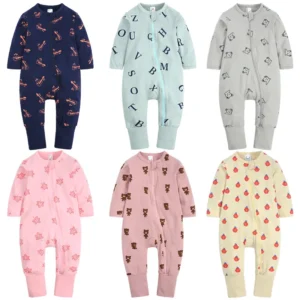 Long Sleeve Newborn Hand-and-Foot Wrapped and Clothes for Toddlers