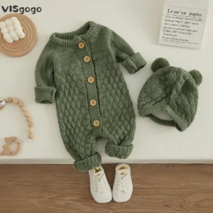 Baby 2PCS Winter Jumpsuit Outfits