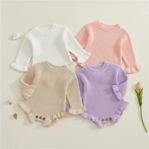 Baby Clothes Rompers Cotton Knit