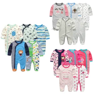 5 pcs Coverall Spring Foot romper girls
